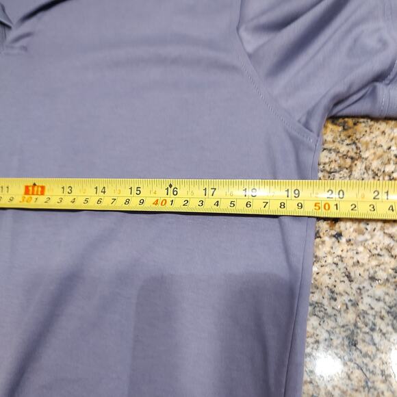 Calvin Klein Purple Polo Shirt Size M 100% Cotton RN 36543 - Picture 7 of 8